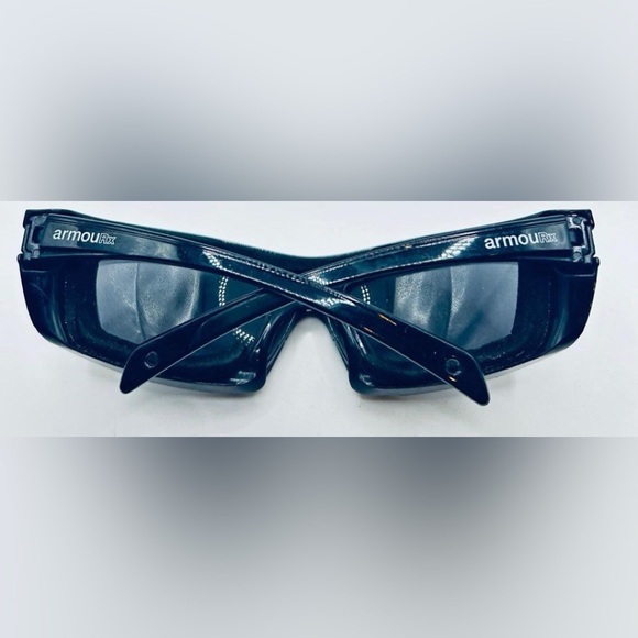 ArmourX 6005 ARX Black Rectangular Sunglasses Frames Only - Picture 4 of 8